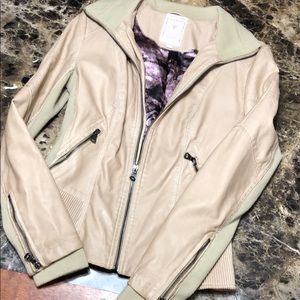 NWT Guess Faux Leather Jacket